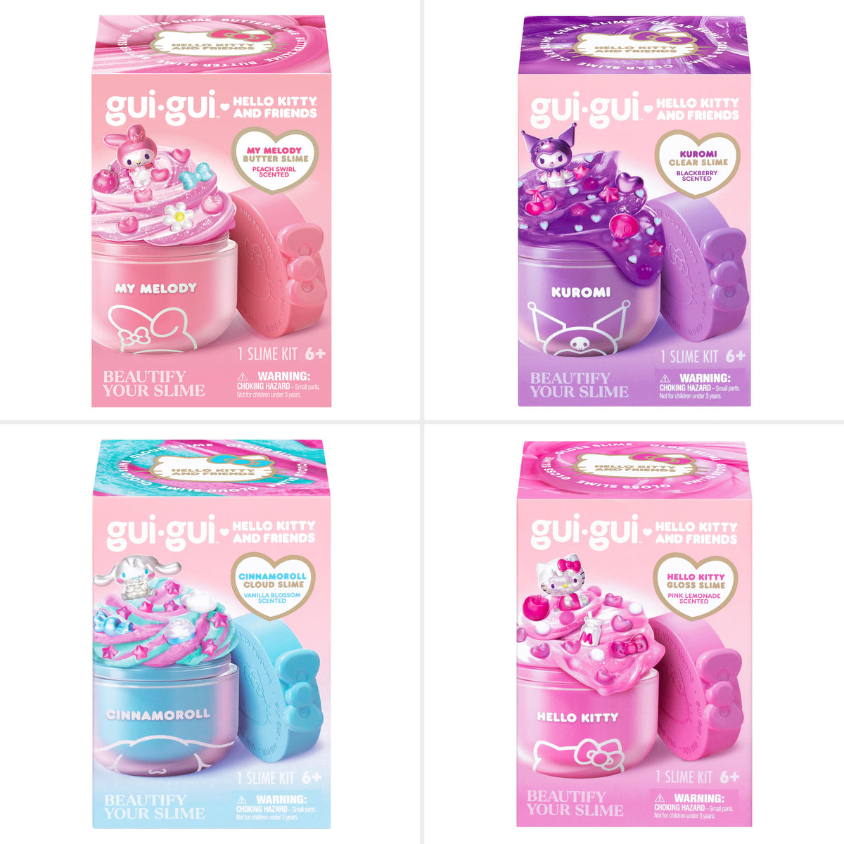 Gui Gui Hello Kitty & Friends Surprise Slime Single Pack for Kids, Assorted - Sold per piece (Random Selection)