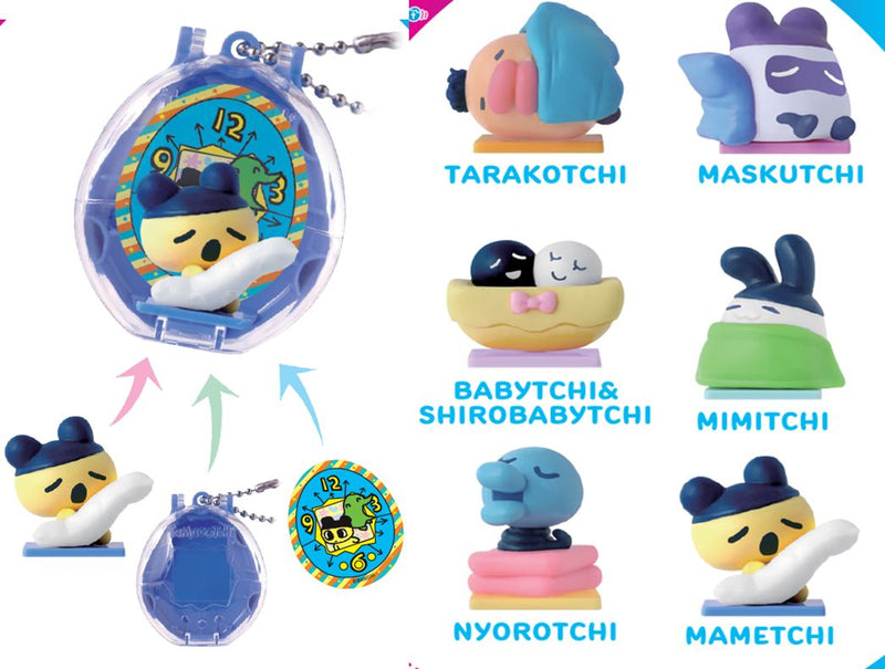 Tamagotchi Original Clip-On Case with Mini Figure 1-piece Assorted Design - Sold per piece (Selection is random and subject to availability)