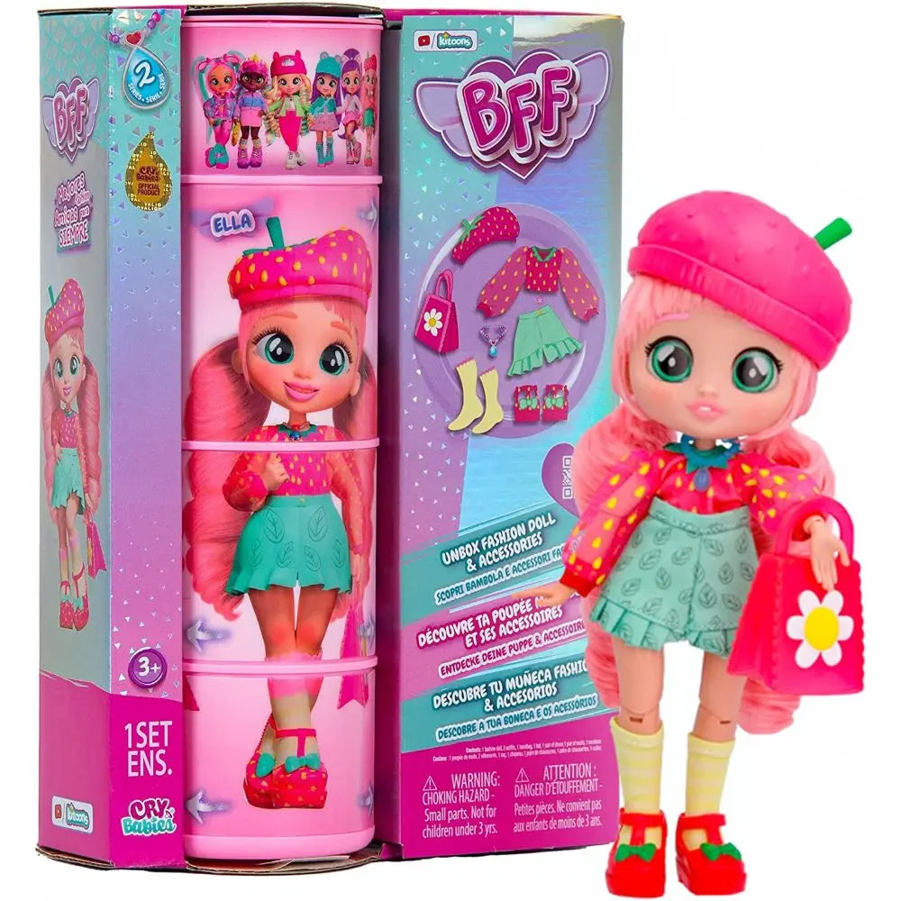 Cry Babies BFF Doll Ella 8-inches