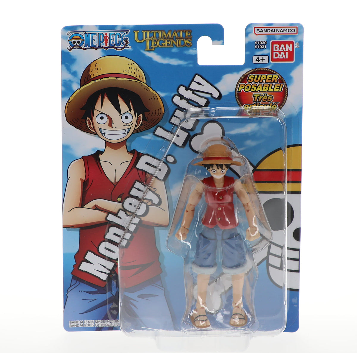 One Piece Ultimate Legends Monkey D. Luffy 5-Inch Action Figure Toy for Kids