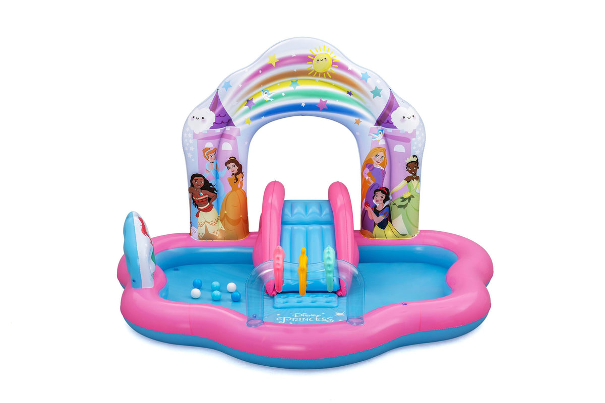 Bestway Disney Enchanted Palace Play Center Kids Inflatable Pool 221x193x140cm