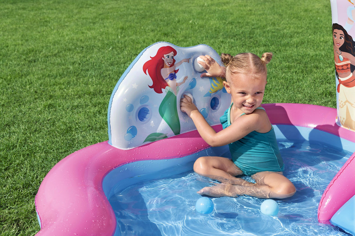 Bestway Disney Enchanted Palace Play Center Kids Inflatable Pool 221x193x140cm