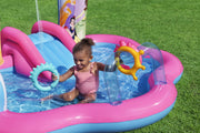 Bestway Disney Enchanted Palace Play Center Kids Inflatable Pool 221x193x140cm