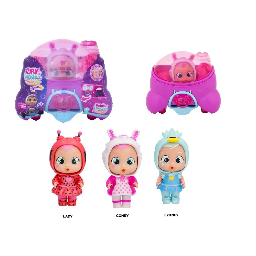 Cry Babies Stars Houses Collectible Dolls Assortment