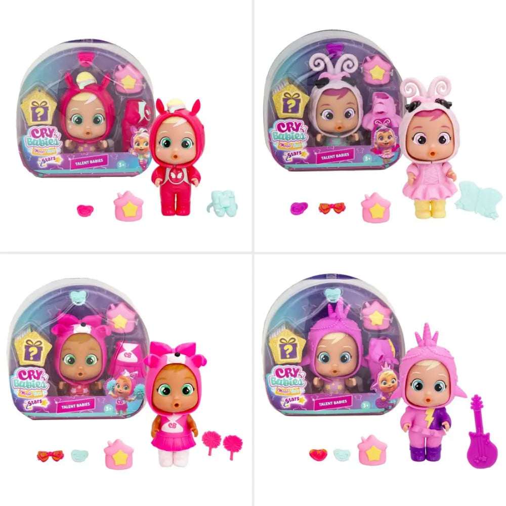 Cry Babies Stars Talent Baby Collectible Dolls Assortment - Sold per piece