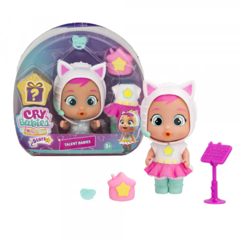 Cry Babies Stars Talent Baby Collectible Dolls Assortment - Sold per piece