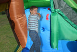 Happy Hop Jungle Climb & Slide Bounce House 390 x 330 x 270 cm