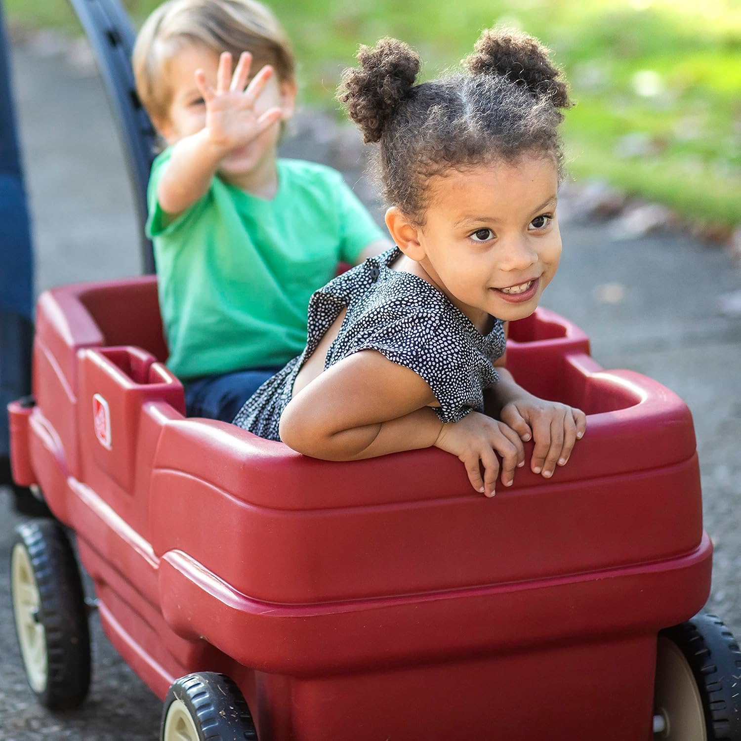 Step2 Neighborhood Wagon With Seats Red