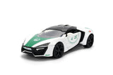 Jada Dubai Police Die-Cast with Motor Lykan Hyper Sport 1:24