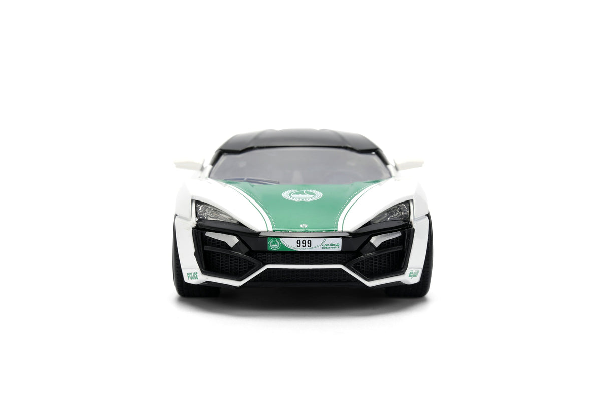 Jada Dubai Police Die-Cast with Motor Lykan Hyper Sport 1:24