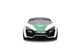 Jada Dubai Police Die-Cast with Motor Lykan Hyper Sport 1:24