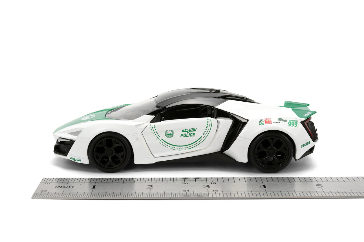 Jada Dubai Police Die-Cast with Motor Lykan Hyper Sport 1:32