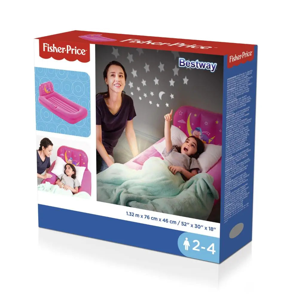 Bestway Airbed Fisherprice Dream Pink 132X76X46cm