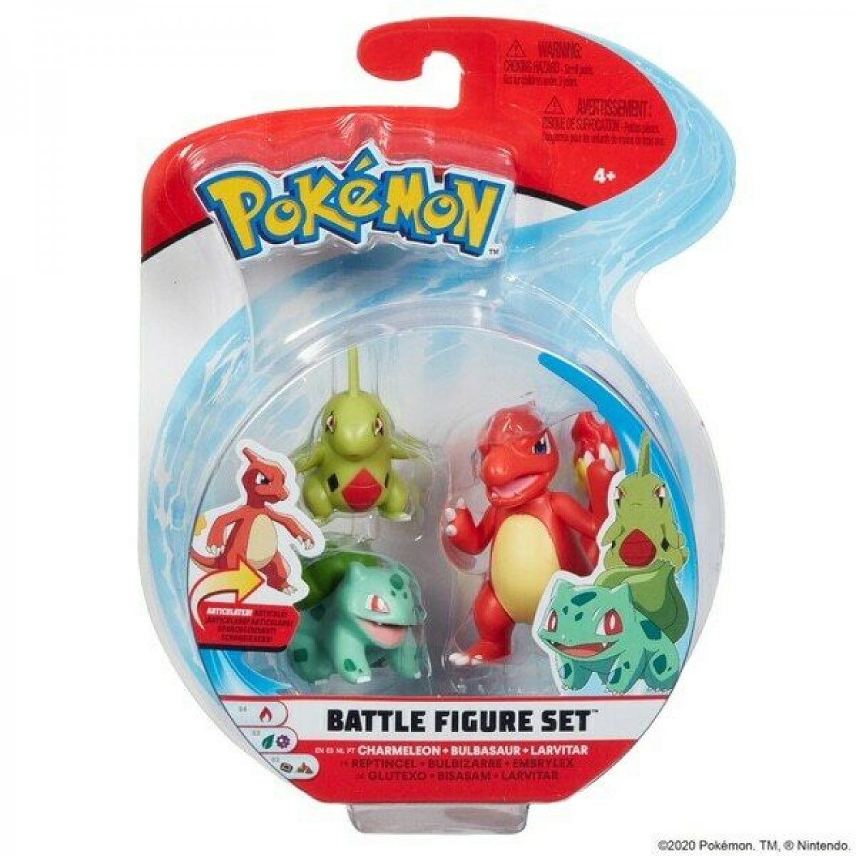 Pokemon Battle Action Figure 3 Set Pack Assortment