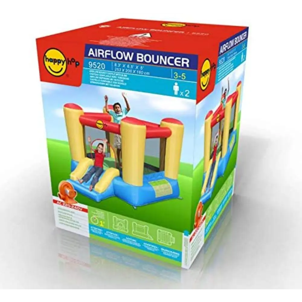 Happy Hop Bouncy Castle with Slide for Kids - 253x200x160cm