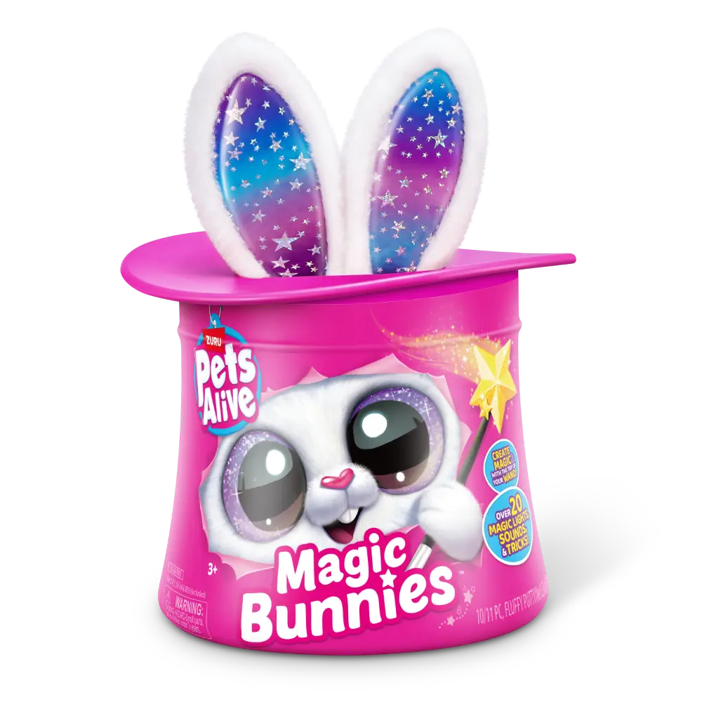Pets Alive Magic Bunny Surprise Whte B/O