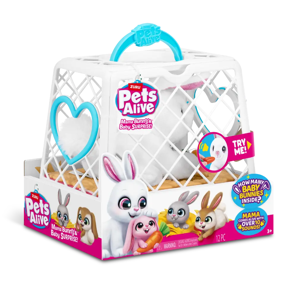 Pets Alive Mama & Baby Surprise Bunny