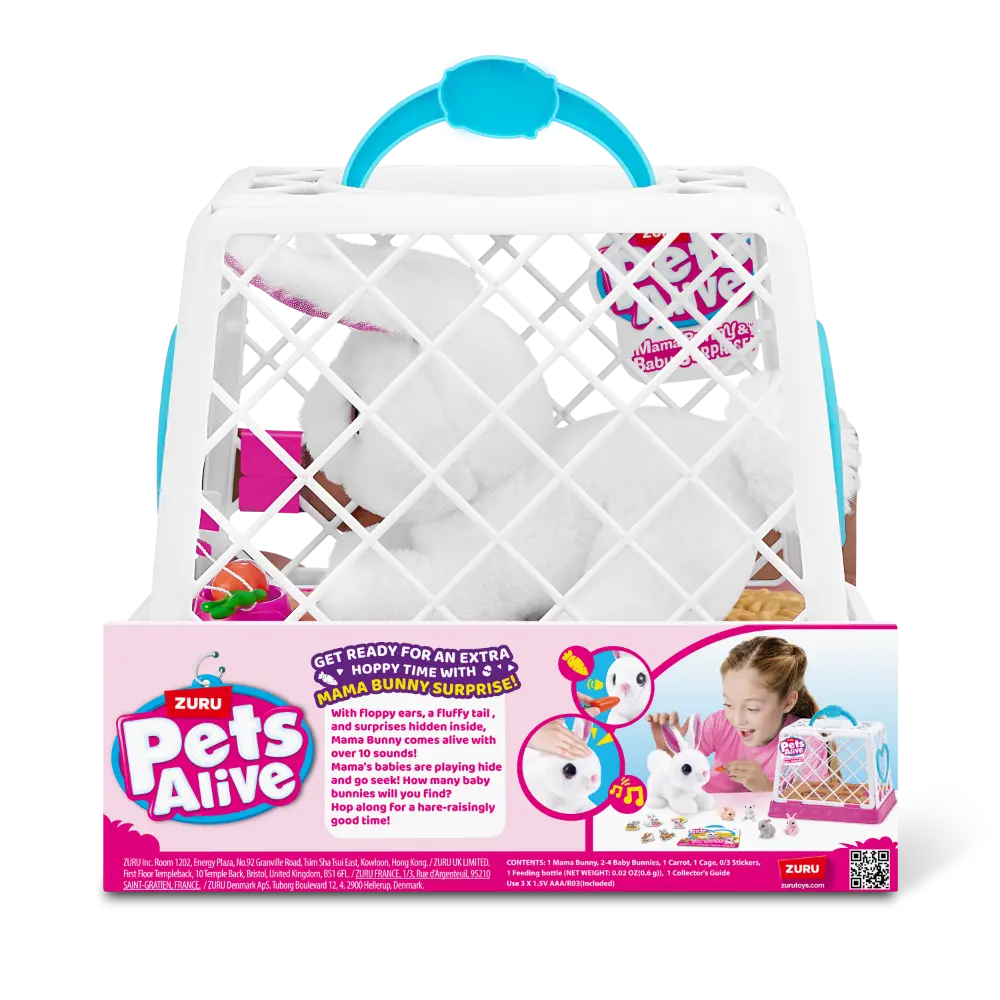 Pets Alive Mama & Baby Surprise Bunny