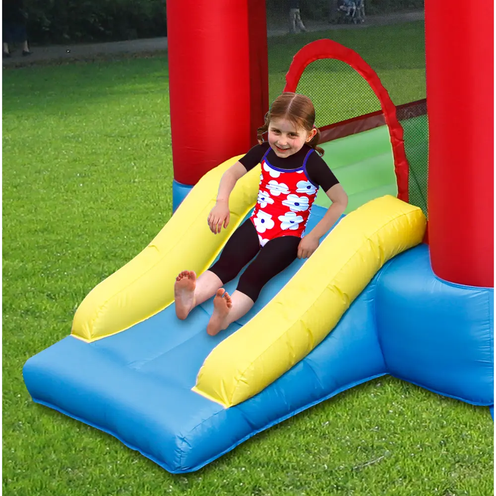 Happy Hop Playcenter with Inflatable Water Slide for Kids - 440x330x235cm