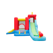 Happy Hop Playcenter with Inflatable Water Slide for Kids - 440x330x235cm