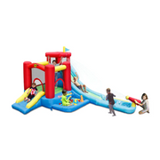 Happy Hop Playcenter with Inflatable Water Slide for Kids - 440x330x235cm