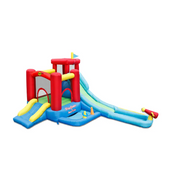 Happy Hop Playcenter with Inflatable Water Slide for Kids - 440x330x235cm