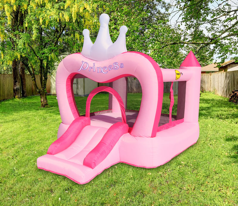 Happy Hop Princess Castle Bounce House with Slide 285 x 210 x 220 cm