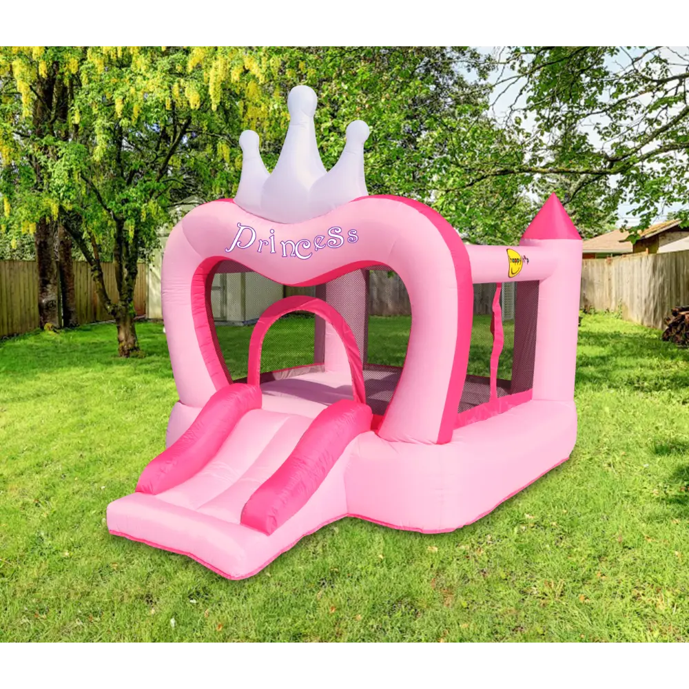 Happy Hop Princess Castle Bounce House with Slide 285 x 210 x 220 cm