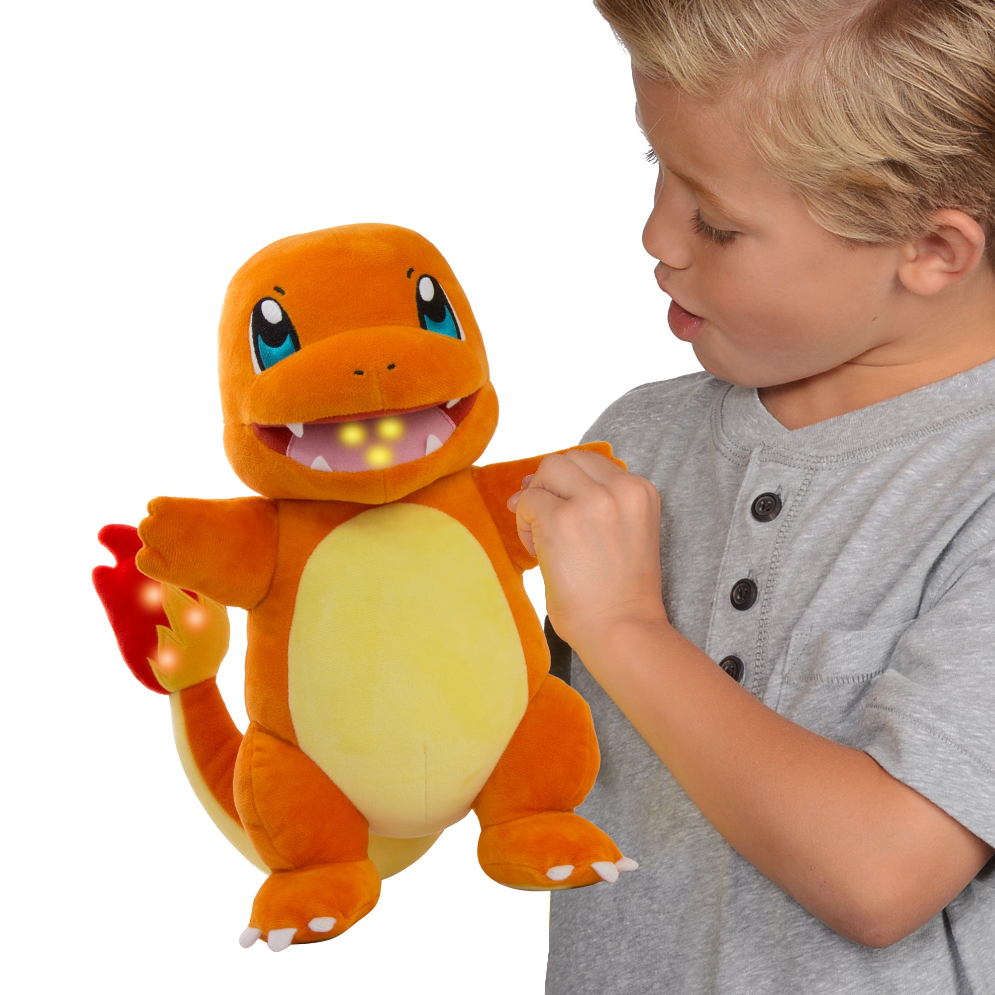 Pokemon Plush Flame Action Charmander