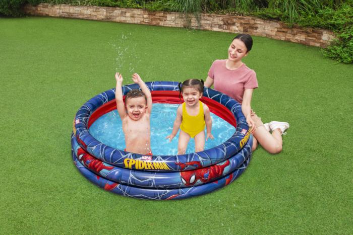 Bestway Pool 3 Ring Spiderman 122x30cm