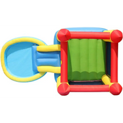 Happy Hop Castle Inflatable Pool & Water Slide for Kids - 365x200x190cm