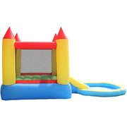 Happy Hop Castle Inflatable Pool & Water Slide for Kids - 365x200x190cm