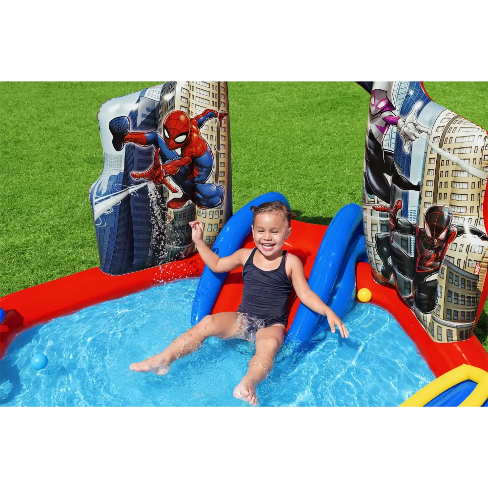 Spiderman Inflatable Play Center 2.11 m x 2.06 m x 1.27 m