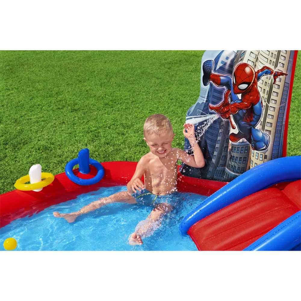Spiderman Inflatable Play Center 2.11 m x 2.06 m x 1.27 m