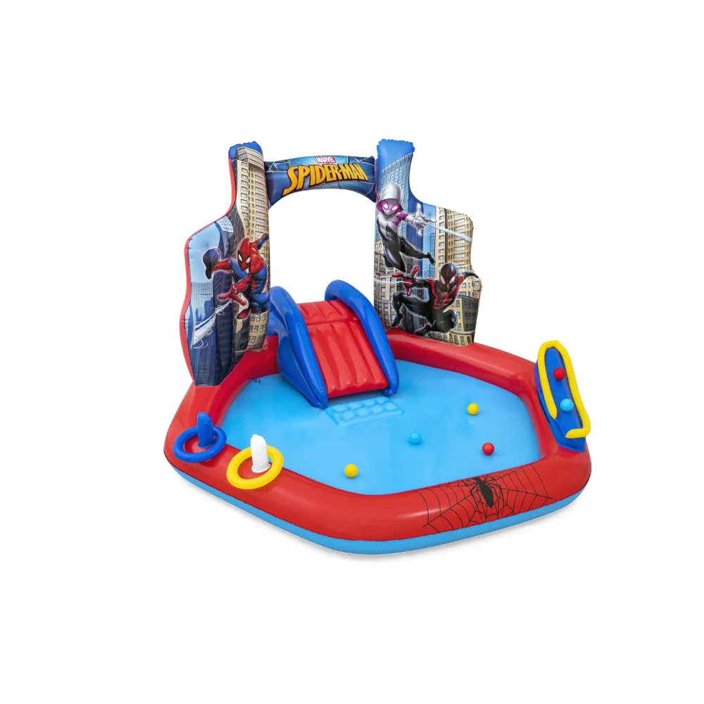Spiderman Inflatable Play Center 2.11 m x 2.06 m x 1.27 m