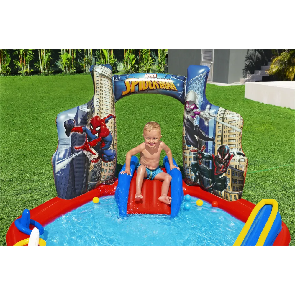 Spiderman Inflatable Play Center 2.11 m x 2.06 m x 1.27 m