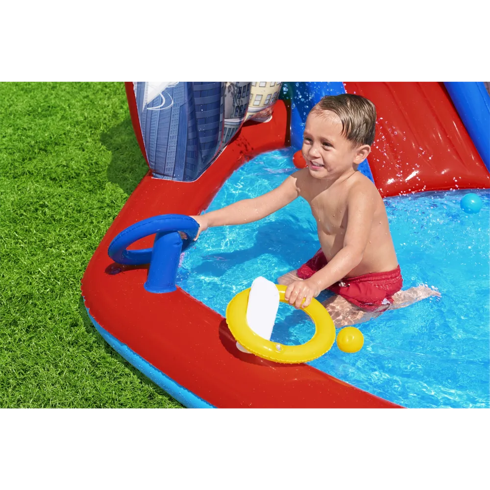 Spiderman Inflatable Play Center 2.11 m x 2.06 m x 1.27 m