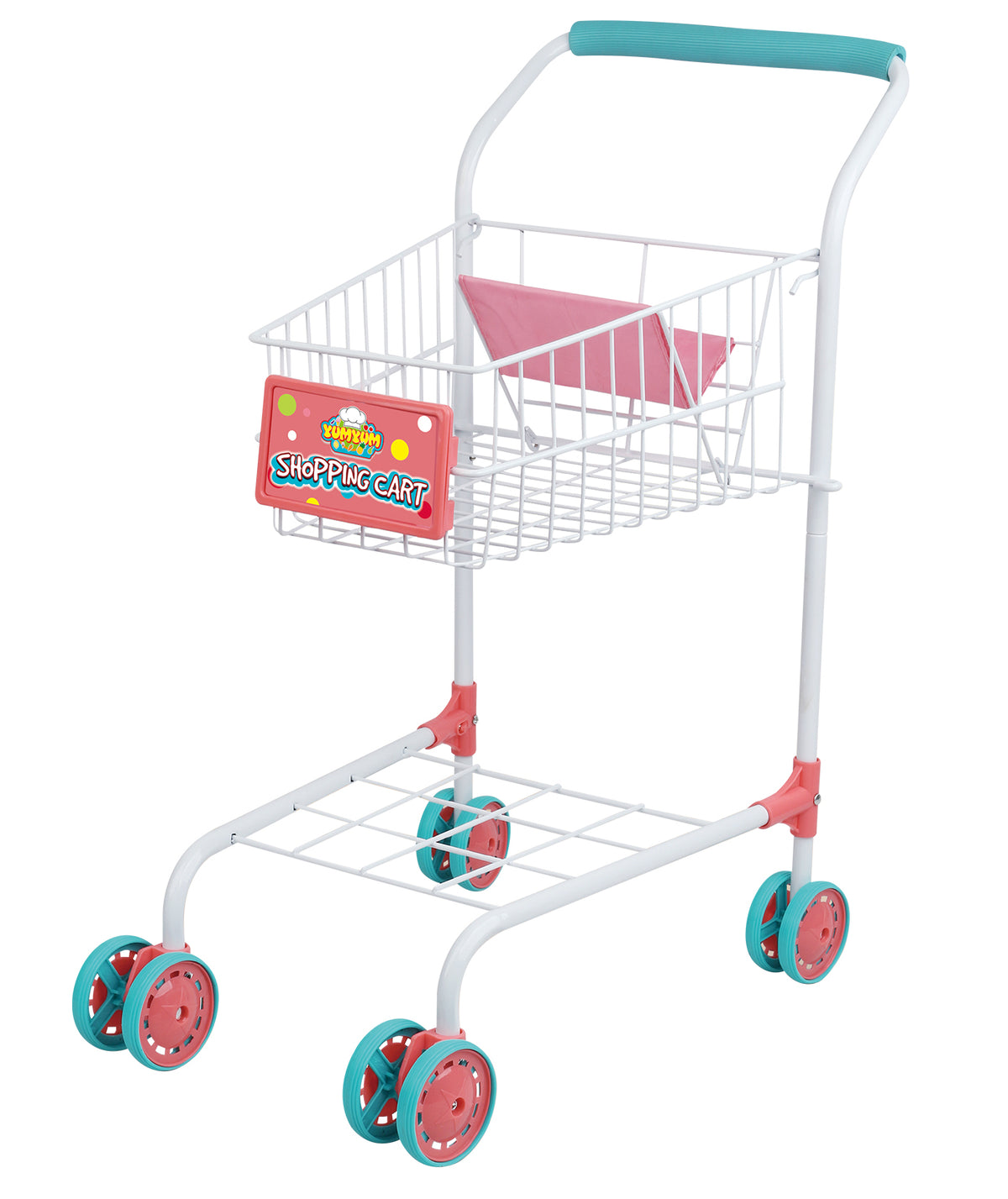 Power Joy Yumyum Metal Shopping Cart Playset