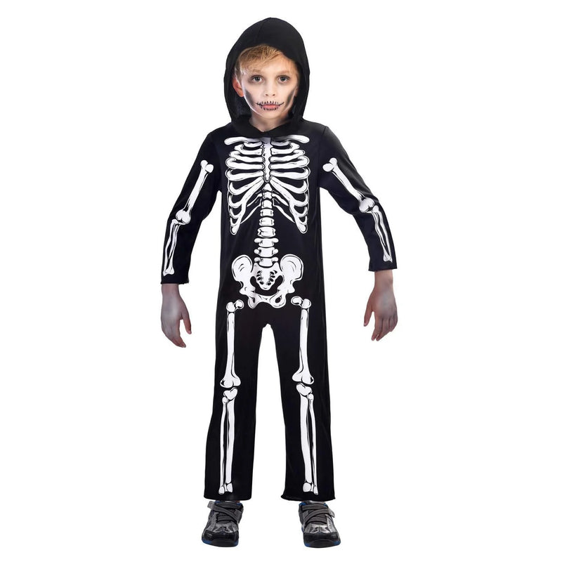 Amscan Skeleton Costume for Kids Halloween Skeleton Fancy Dress Outfit, 6-8 Years