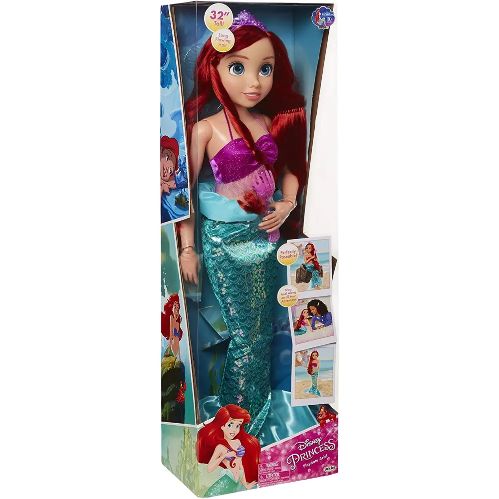 Disney Princess Ariel 32-Inch Doll Playdate