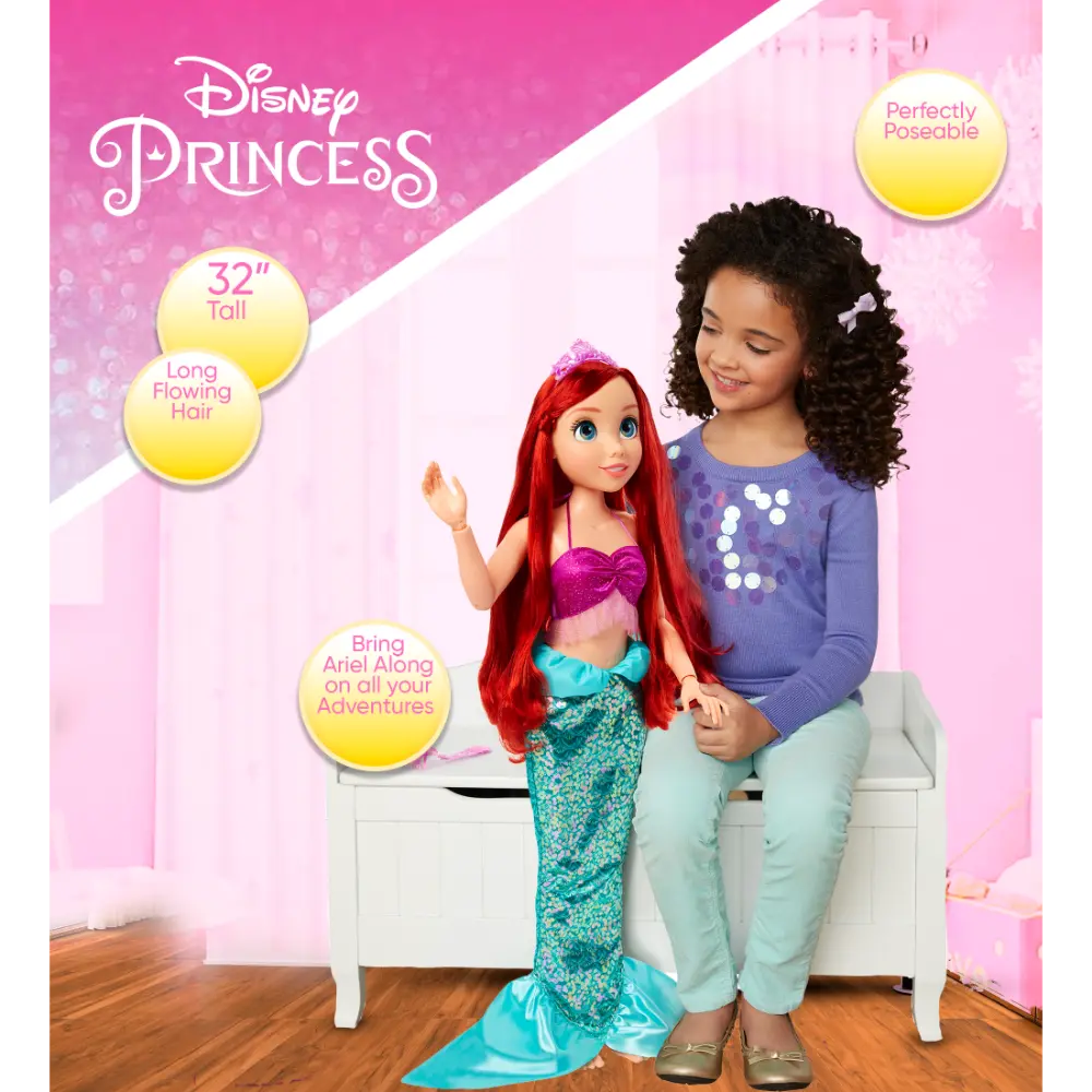 Disney Princess Ariel 32-Inch Doll Playdate