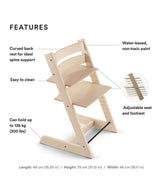 Stokke Tripp Trapp Chair Wild Wood Adjustable Wooden High Chair