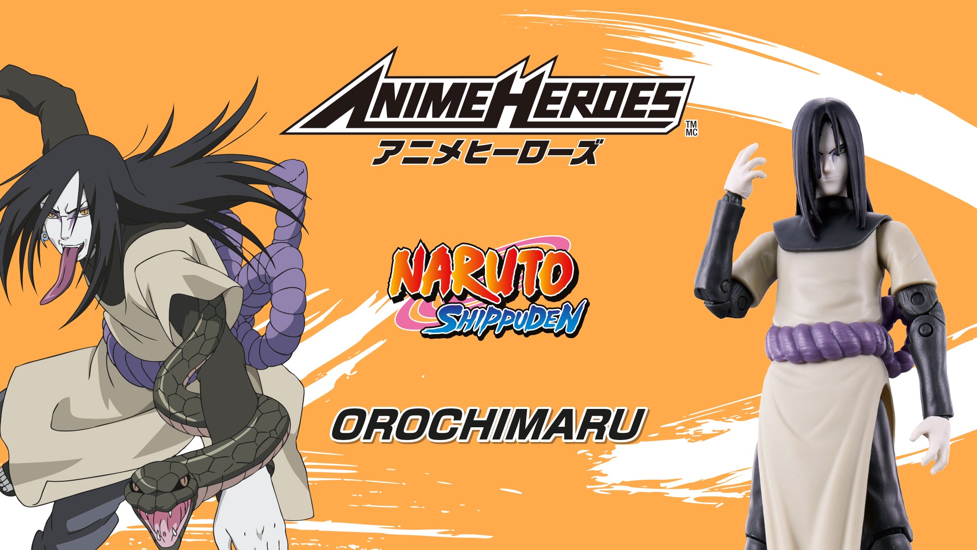 Anime Heroes Naruto Orochimaru Action Figure 6.5 - Inch