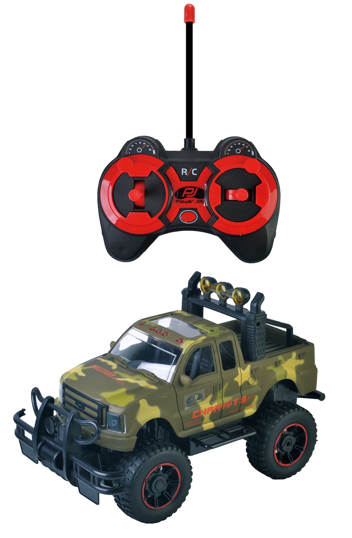 Power Joy RC Jeep with Lights 1:12 Remote Control Off-Road Jeep for Kids Assorted Colors (Sold Per Piece, Random Selection)