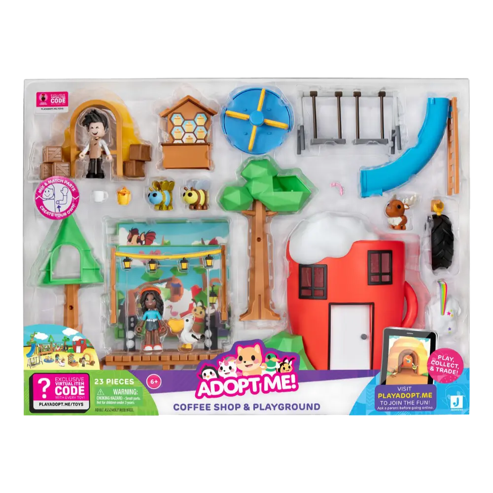 Adoptme Coffee Shop and Park Playset