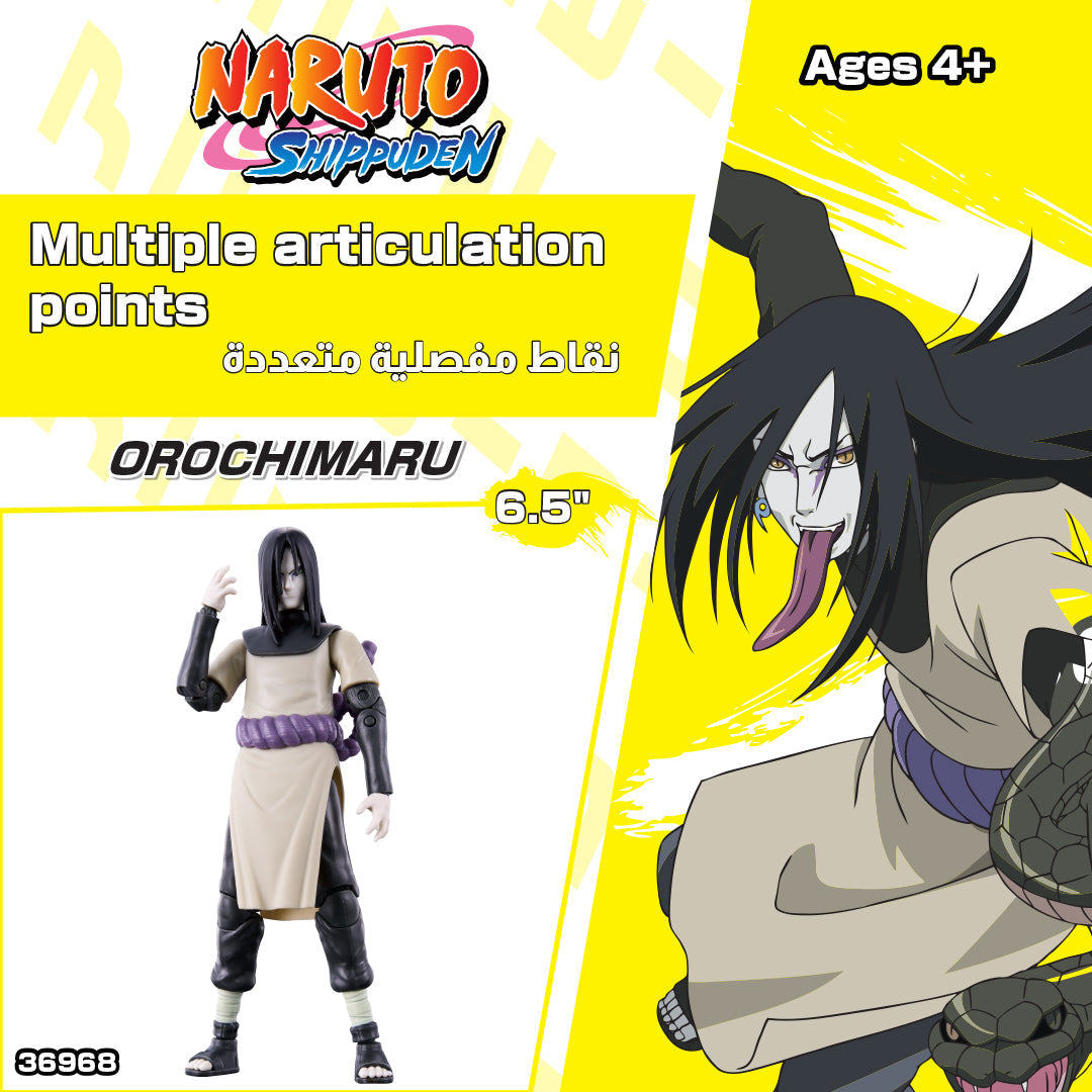 Anime Heroes Naruto Orochimaru Action Figure 6.5 Inch