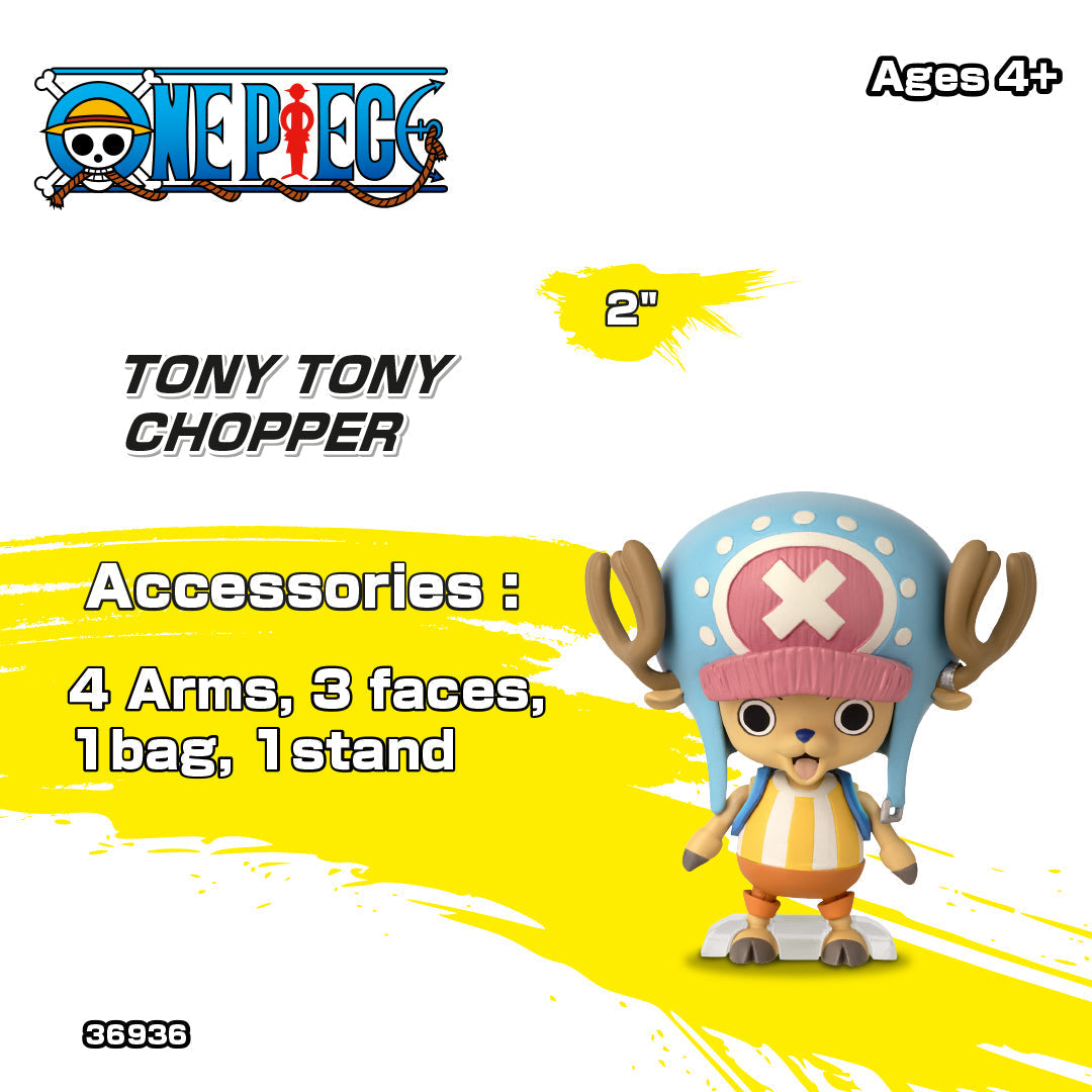 One Piece Tony Tony Chopper 4 Inch Anime Figures