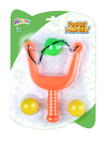 Kidzpro Slingshot Toy with 2 Soft Foam Balls Assorted Colours - Sold per piece