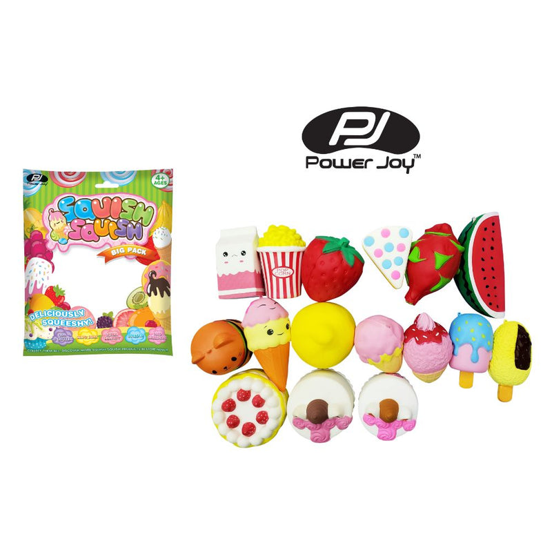 Squish Squish Big Scented Squishy Toy Assorted Food Design - Sold per piece