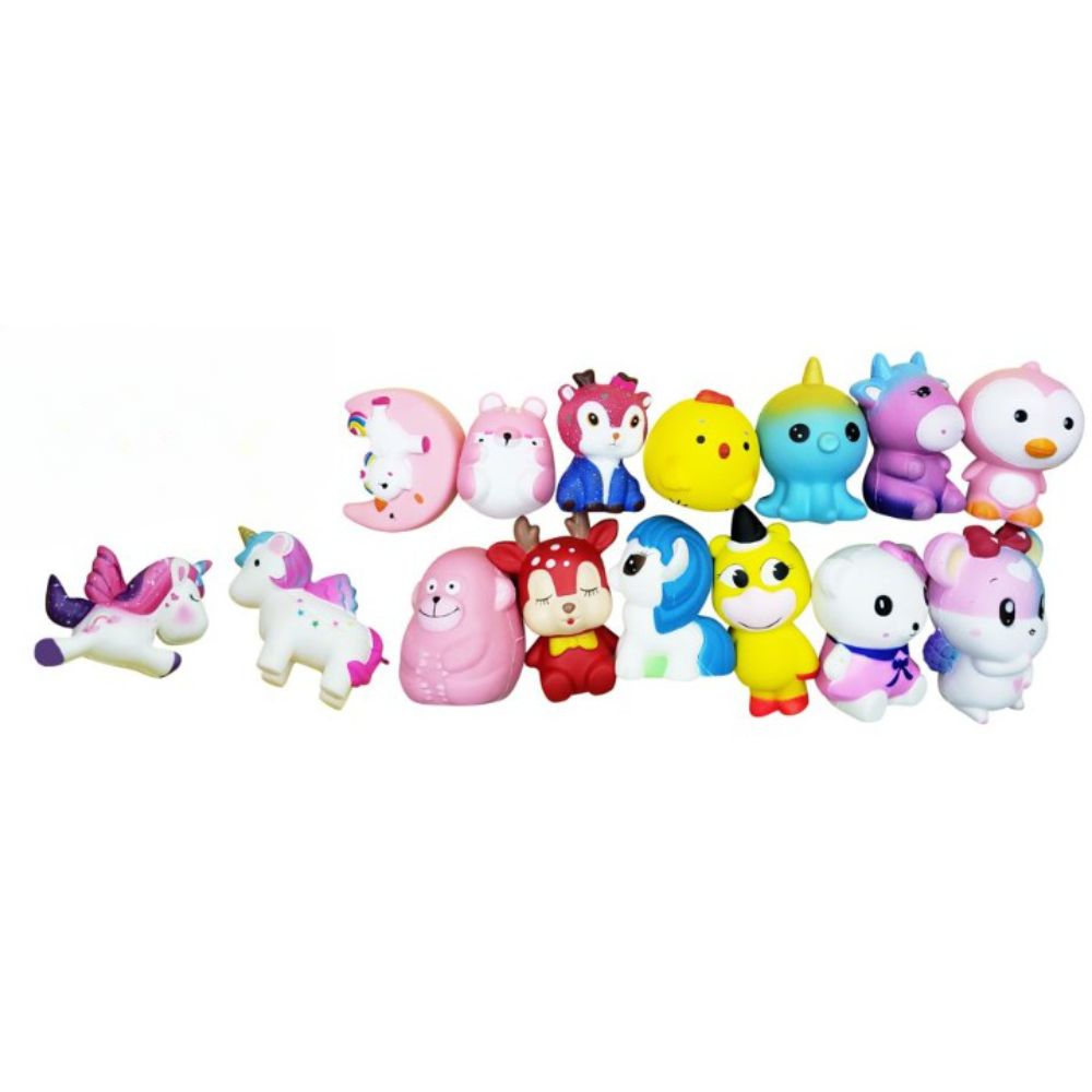 Power Joy Squish Squish Animal Big Pack - Soft Squishy Animal Toys for Kids